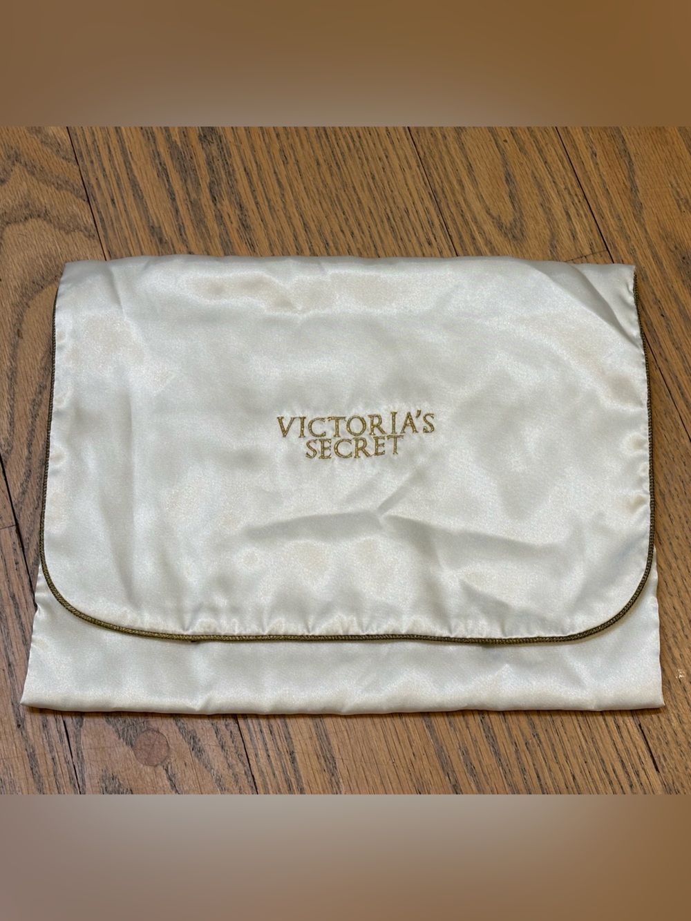 Vintage 1990s Victoria's Secret gold label Satin Pouch